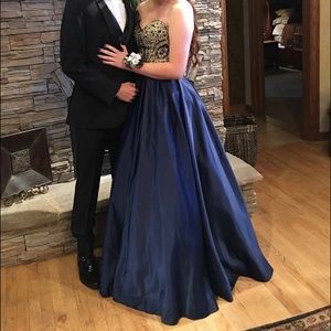 Navy Prom Dress